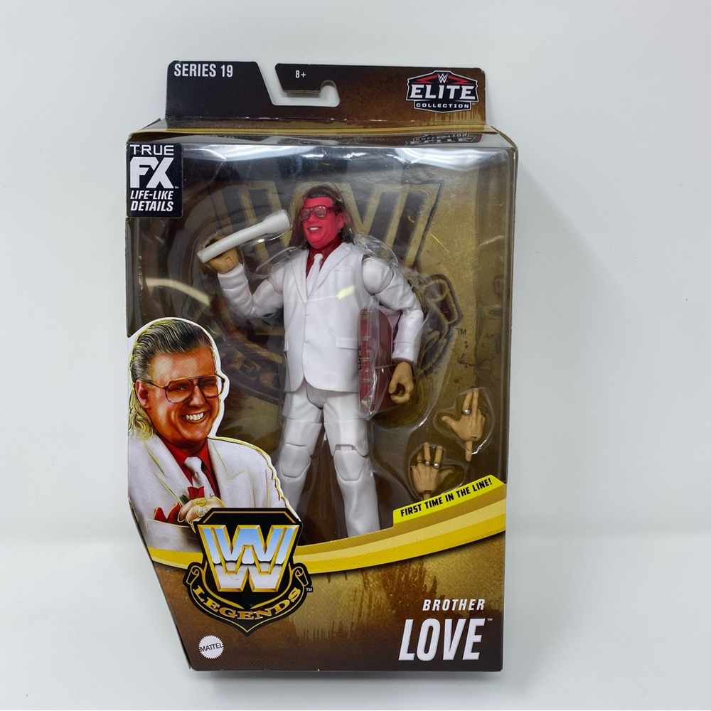 WWE Elite Collection Legends Series 19 Brother Love
6” Wrestling Action Figure